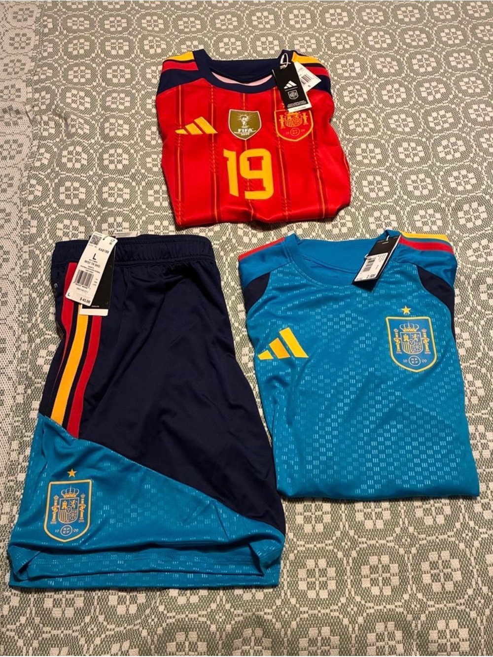 Adidas Spain 2026/2027 Jersey & Shorts Bundle